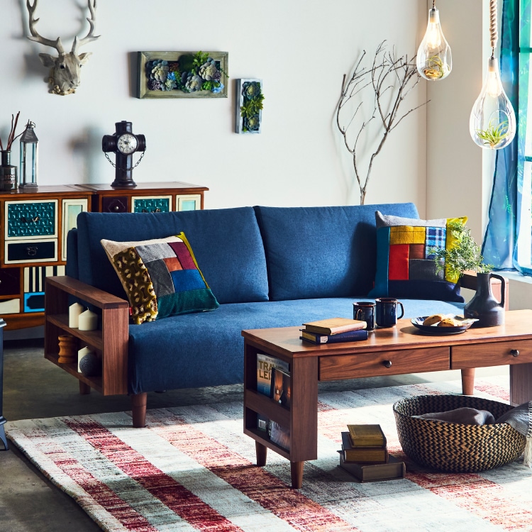 青と白の幾何学模様 青と白の幾何学模様 2.3人