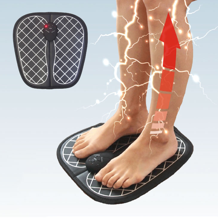 EMSフットトレーニングマット ブラック｜ファミリー・ライフ公式通販