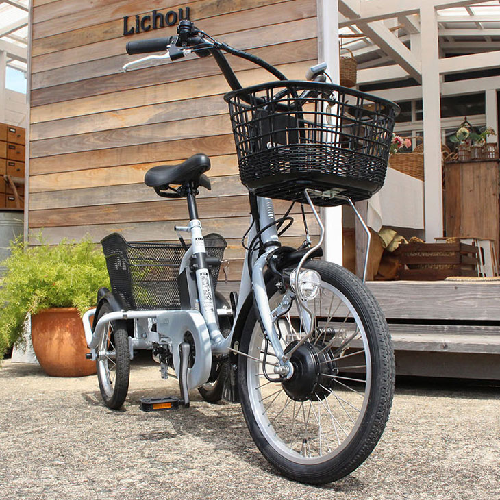 アシらくロータイプ電動アシスト三輪自転車 専用サイクルカバー＋前