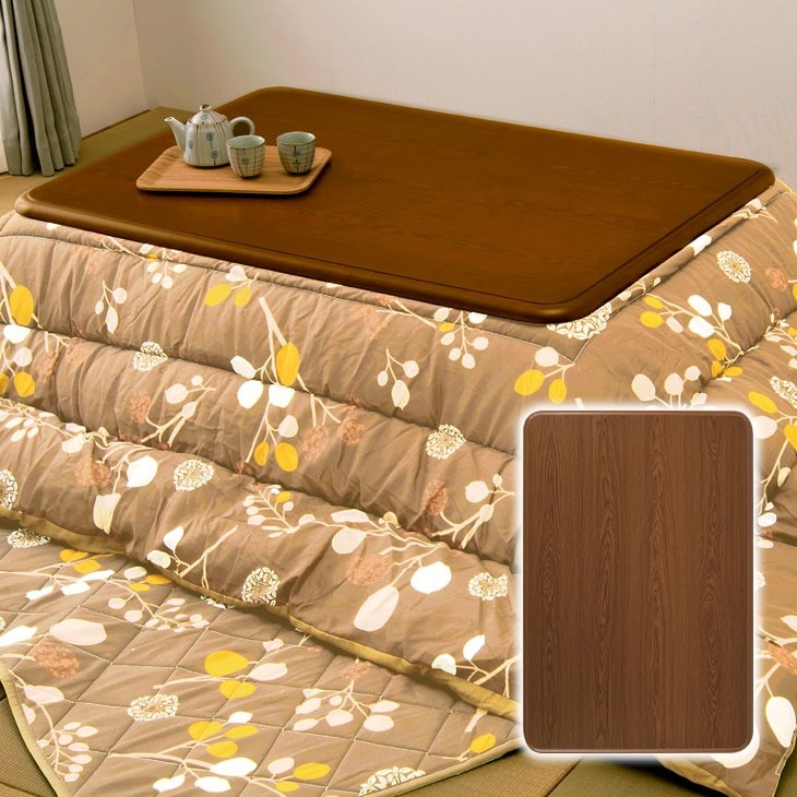 キズに強い木目調こたつ天板 長方形 120cm｜ファミリー・ライフ公式通販