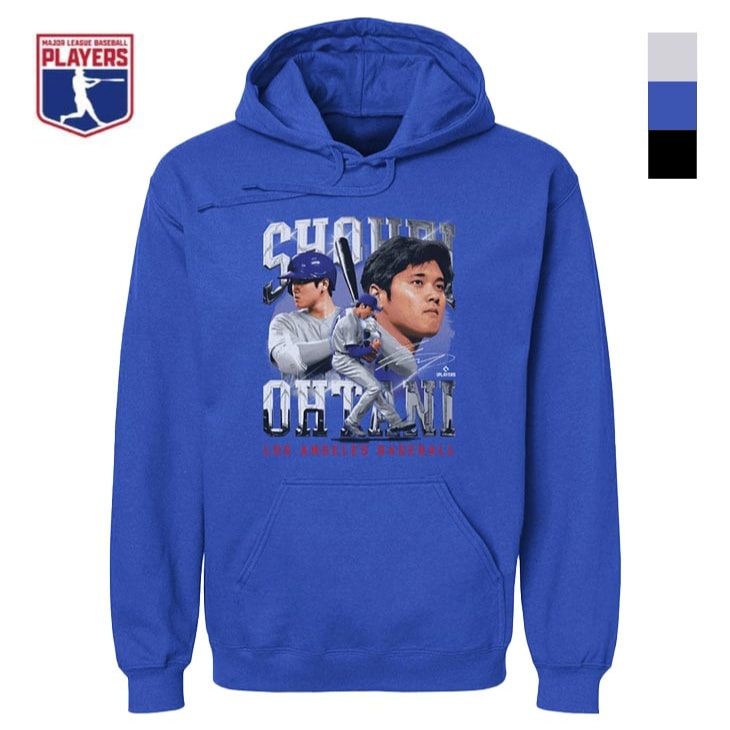 MLBPA公式ライセンス 大谷翔平 グラフィックパーカー ドジャース