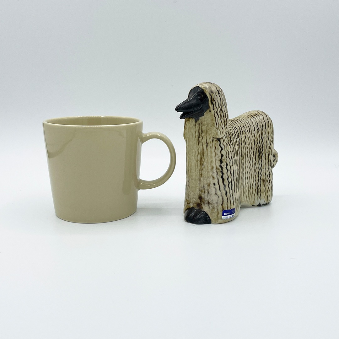 ヴィンテージ】08 アフガン（リサ・ラーソン／Lisa Larson） フリー