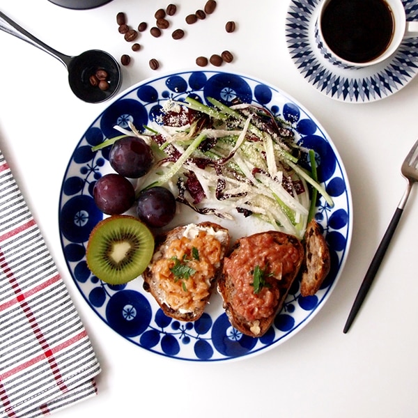 ブルーム プレート（白山陶器） フリーデザイン ｜ 北欧・ロングライフ