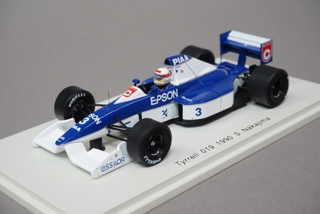 1/43 スパーク FS03 auto sport 50周年 特注 ティレル 019 中嶋悟 1990