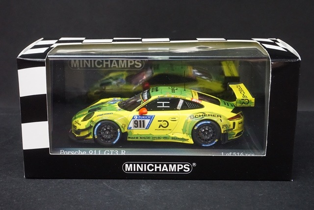 1/43 ミニチャンプス 410186711 ポルシェ 911 GT3 R 991 マンタイ