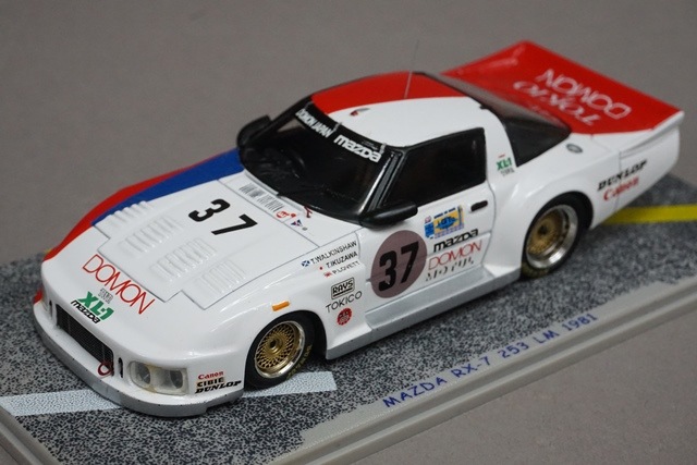 1/43 スパーク MC8106 マツダ RX-7 253 ルマン 1981 #37, Boost Gear