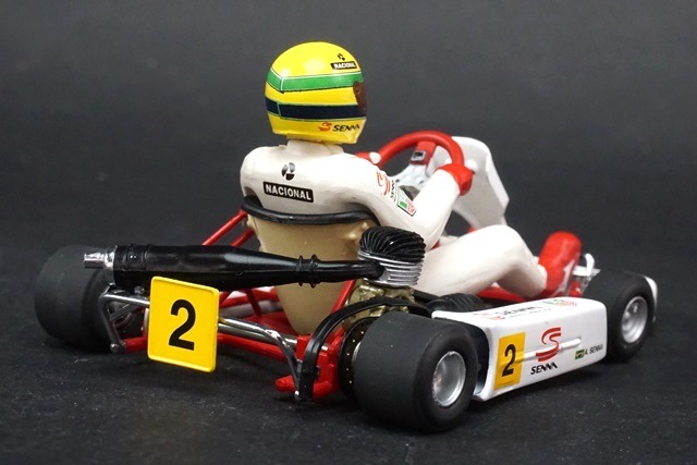 1/18 ミニチャンプス 540091800 Kart Paris-Bercy A.セナ 1993 #2