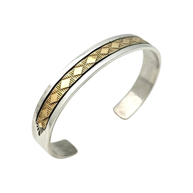 Bruce Morgan ブルースモーガン バングル 14K ダイヤスタンプ