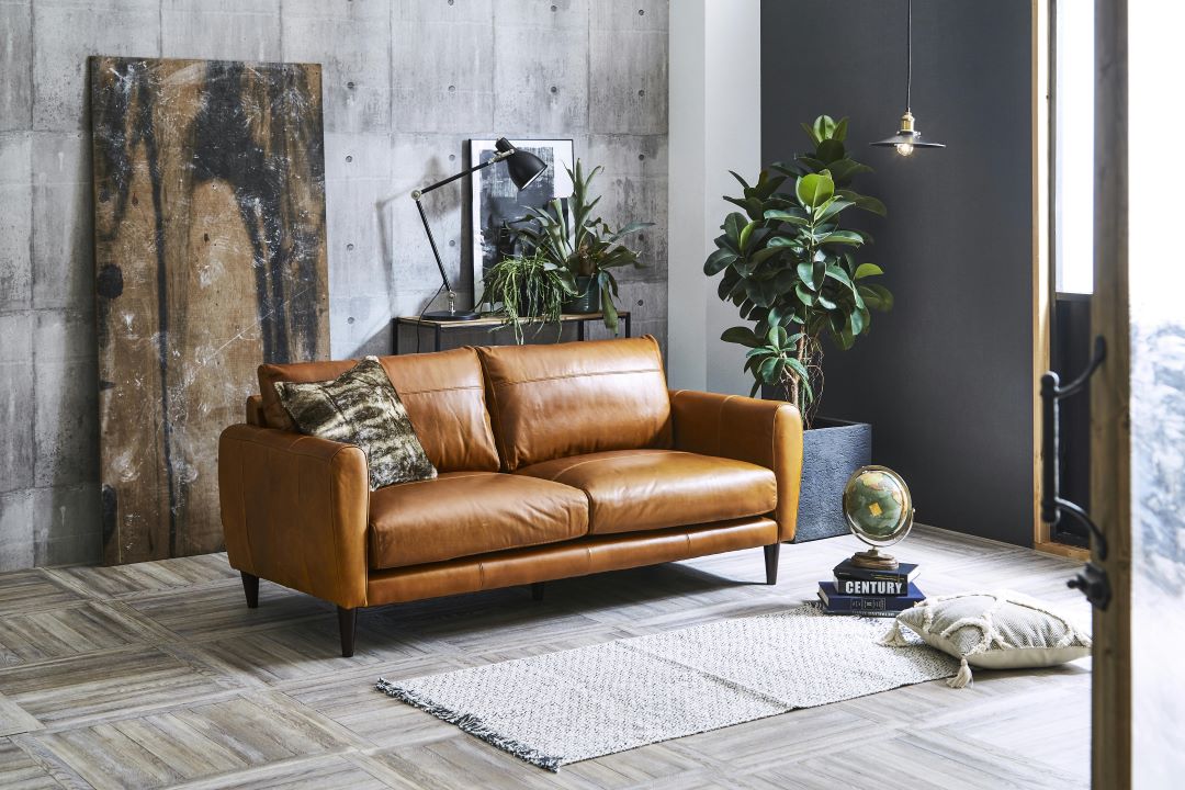 RORO 一人掛けソファ 本革 キャメルブラウン RORO 一人掛けソファ 本革