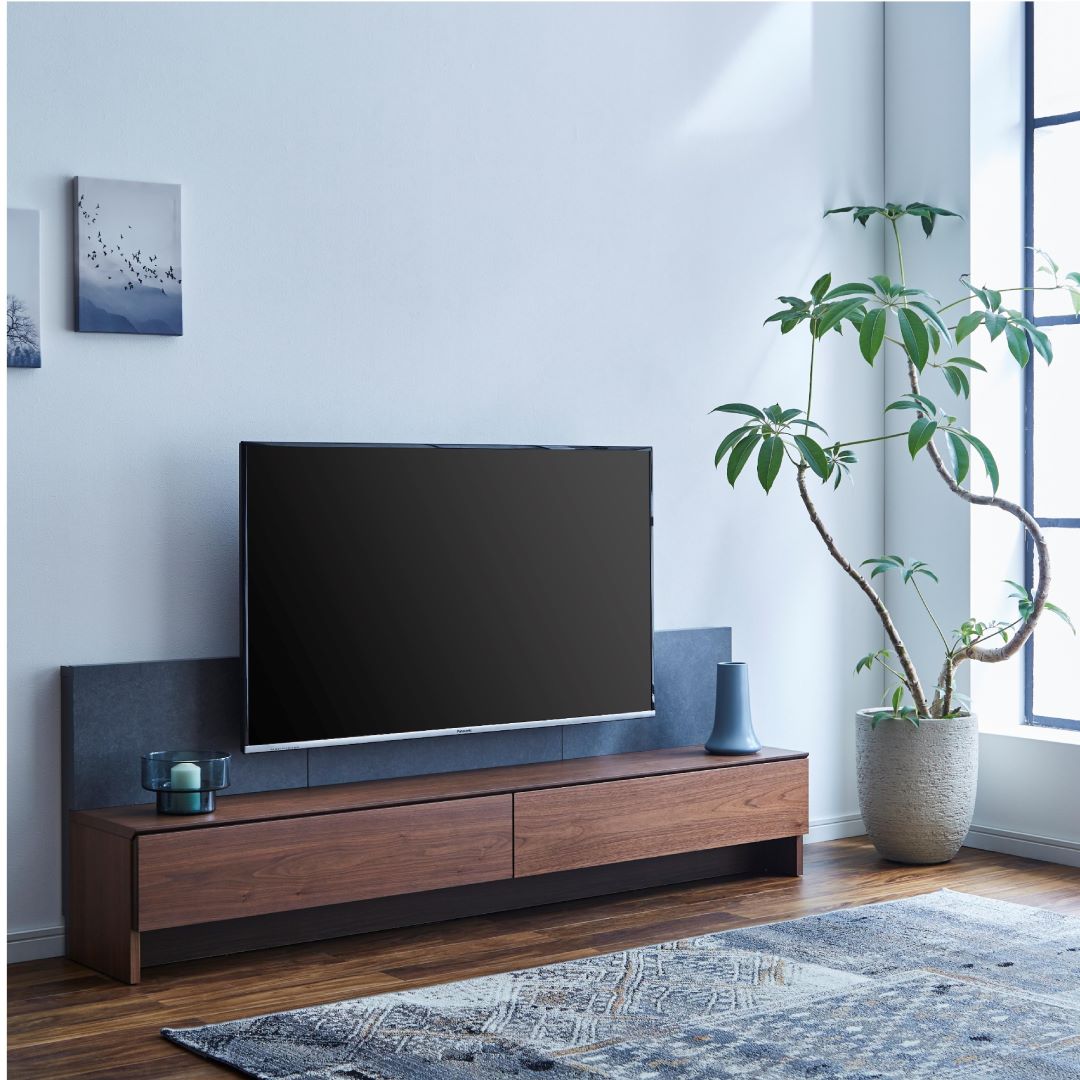 TVボード モーデンⅡ ウォールナット・ホワイトオーク 壁掛けタイプ