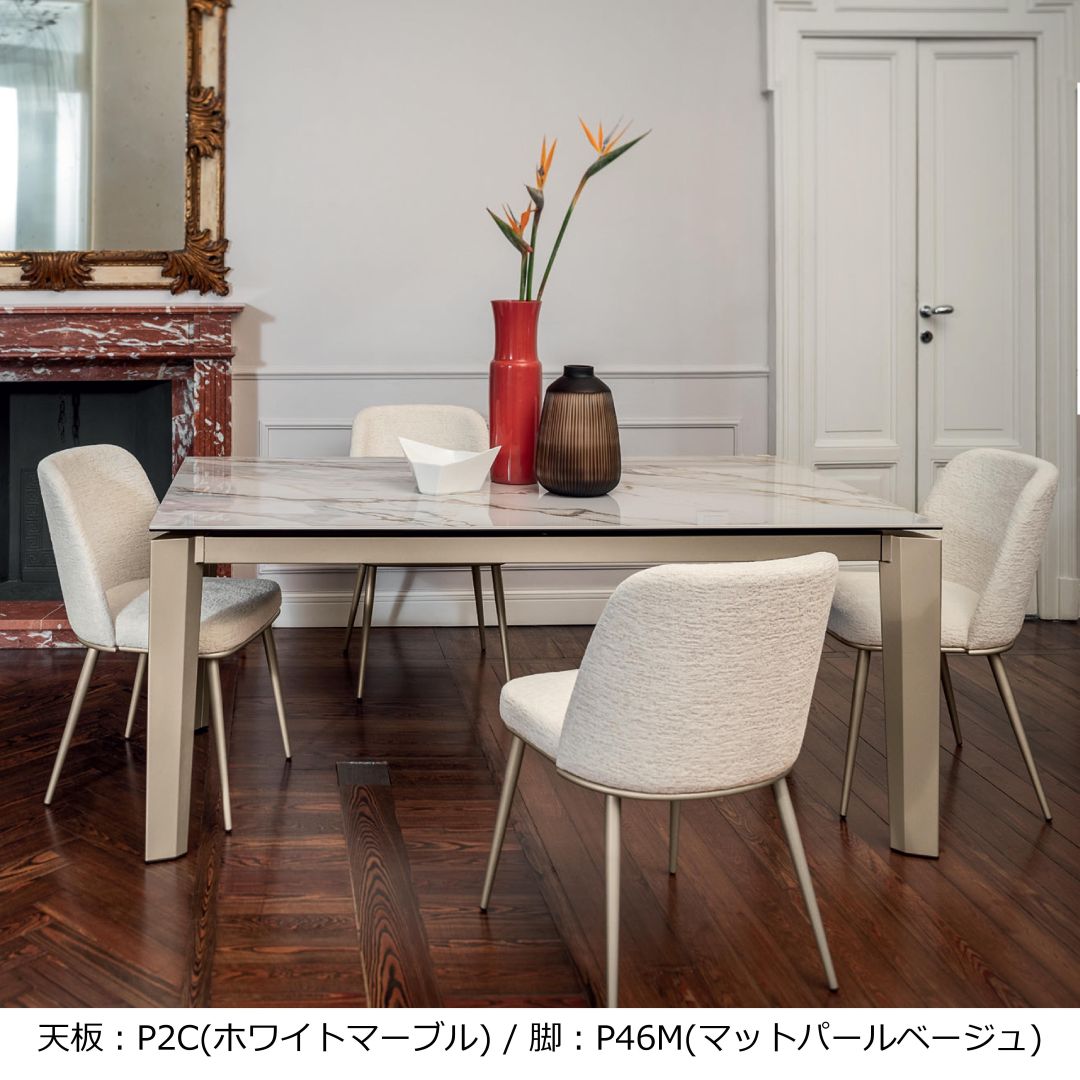 ダイニングテーブル Calligaris カリガリス Table Delta ceramic