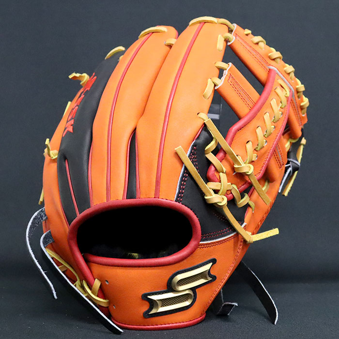 オーダー 軟式 グローブ ブラウン レッド 内野 プロエッジ SSK グラブ