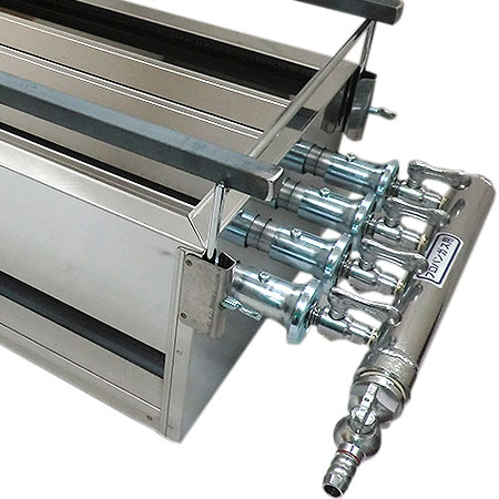 業務用 焼き鳥機 ガス式 （4本パイプ） GB-4L｜焼き鳥道具｜藤田道具