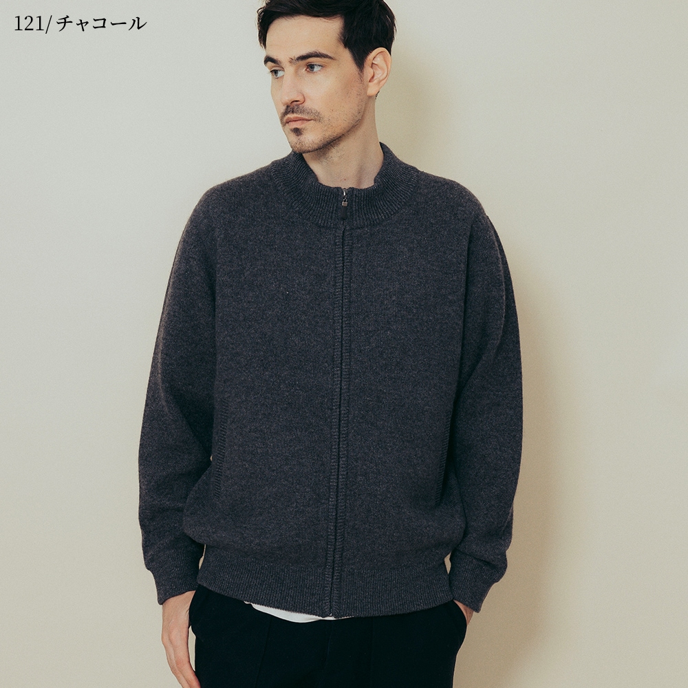 カシミヤ100％ ジップアップ | Material,Cashmere | FUKAKINET