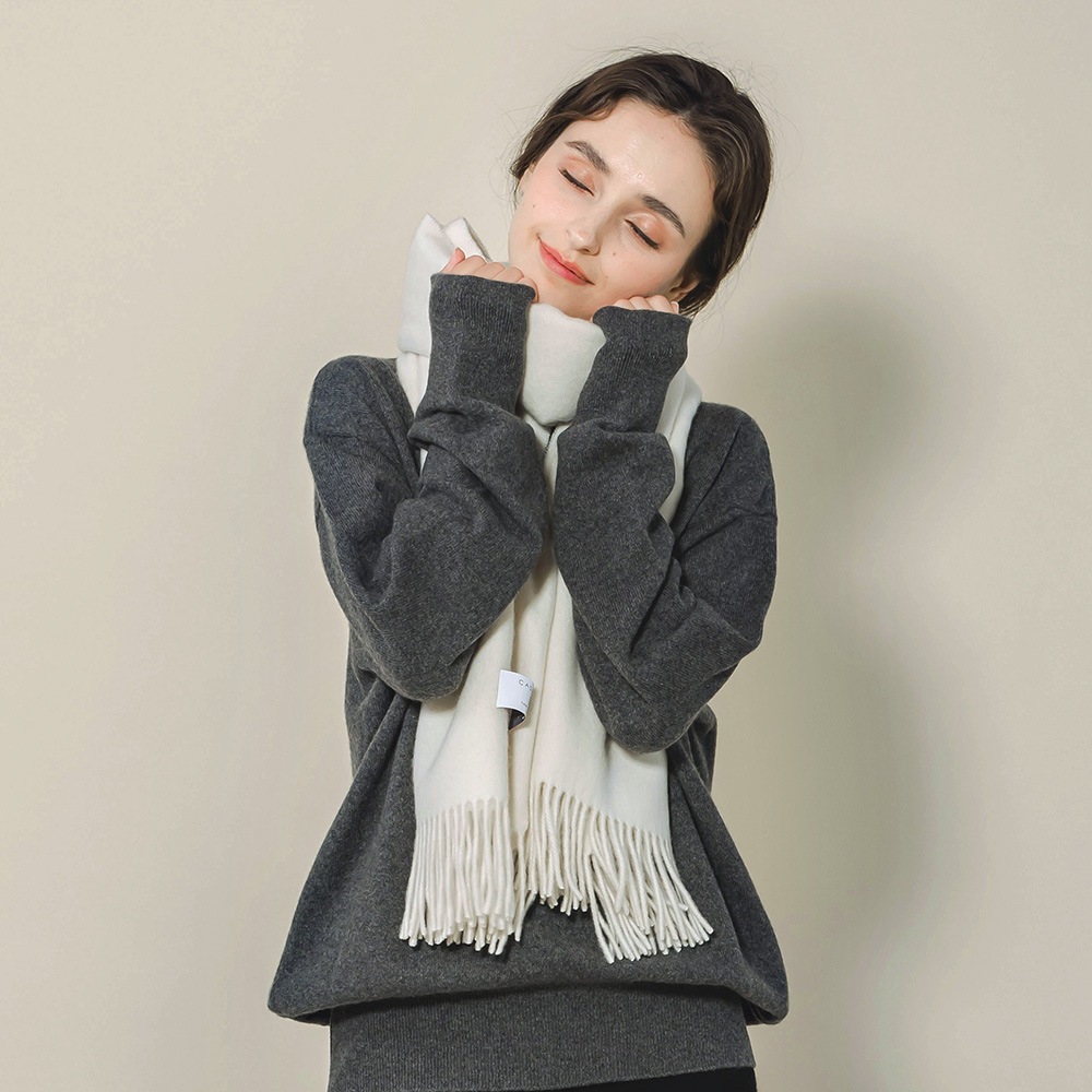 無染色カシミヤ100％ ストール | Item,Stole | FUKAKINET