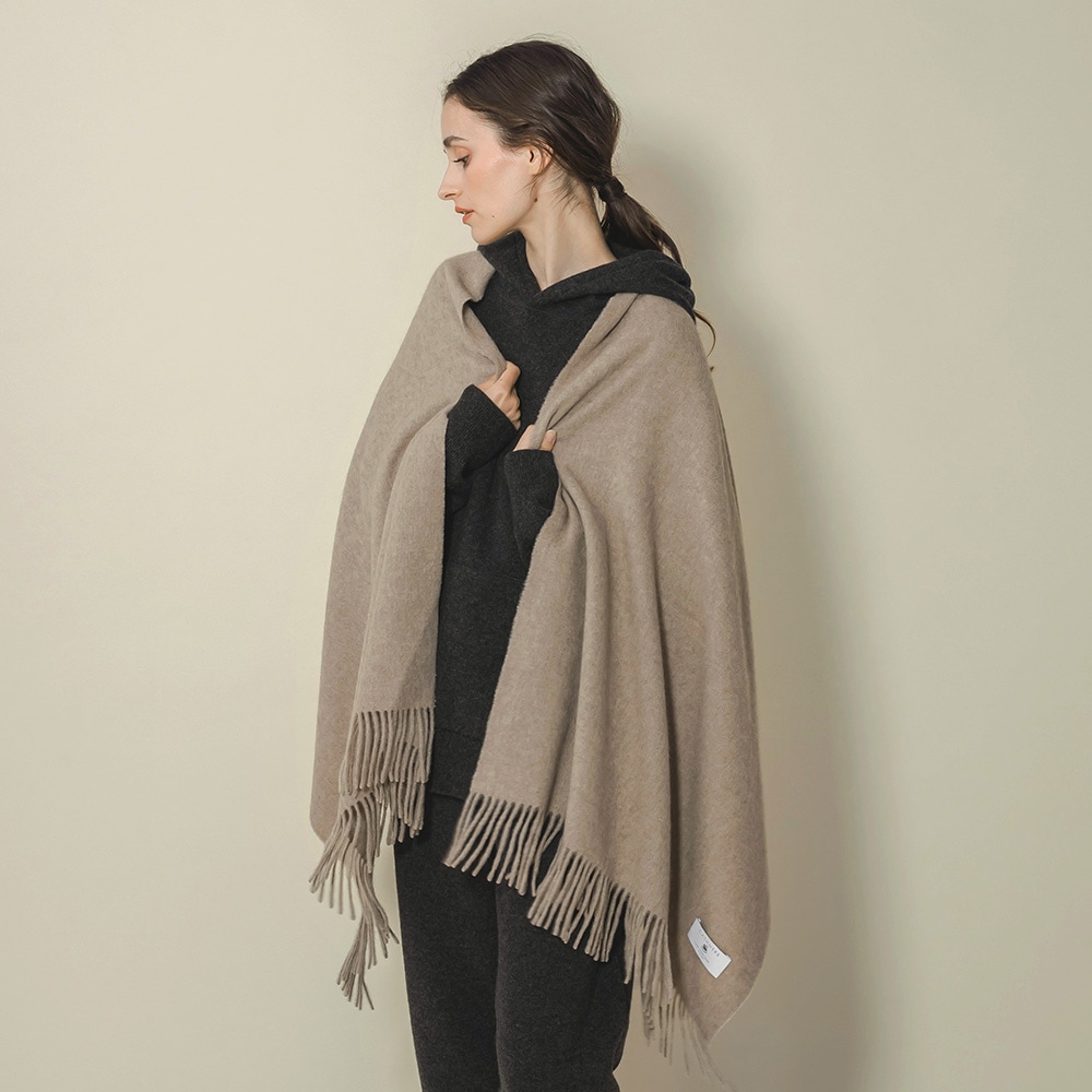 無染色カシミヤ100％ ストール | Item,Stole | FUKAKINET