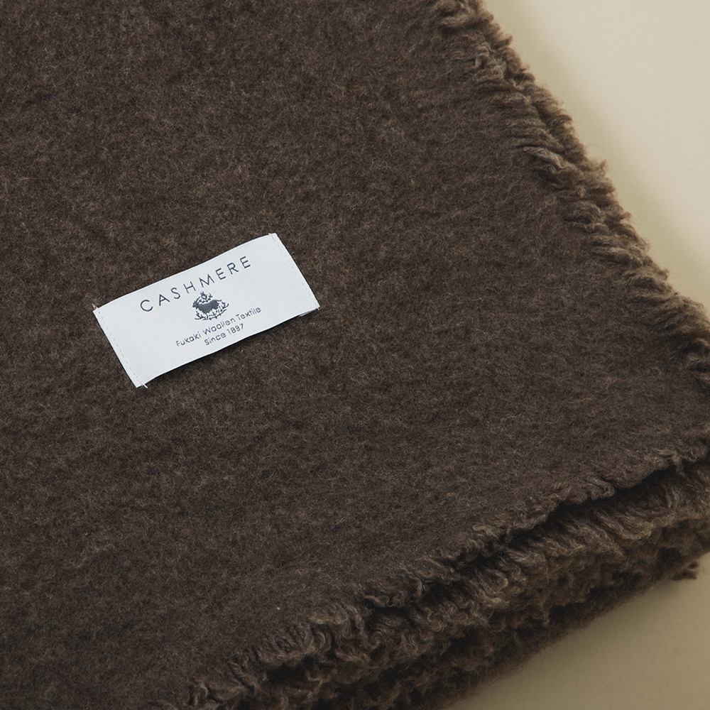 カシミヤ100％ 手仕上げブランケット | Blanket | FUKAKINET
