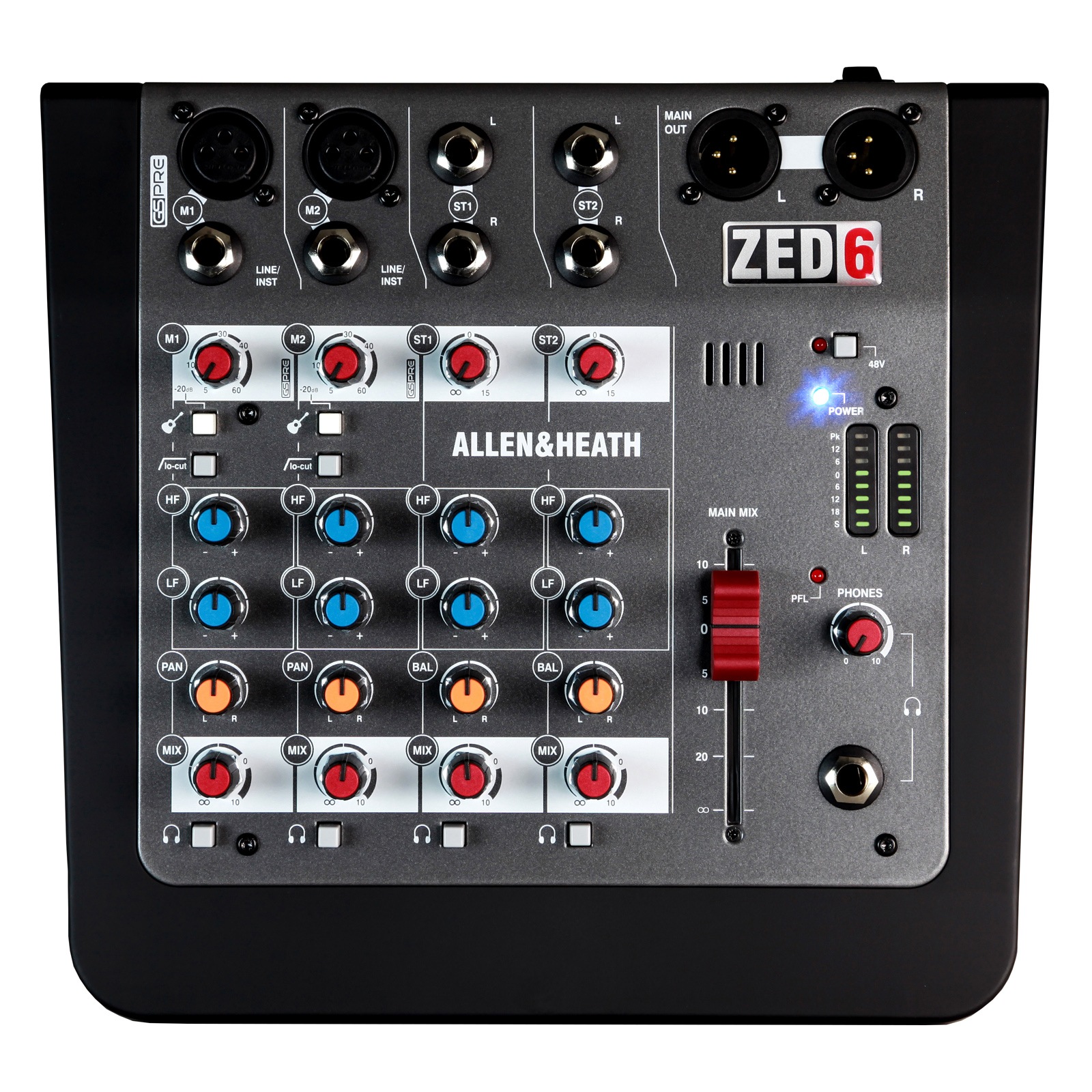 Allen & Heath ZED-6 アナログミキサー Hibino.com (ヒビノ公式EC