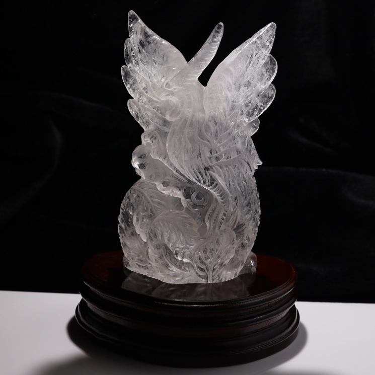 鳳凰(ほうおう)彫り 水晶 ｜パワーストーンブレスレットの通販なら風水