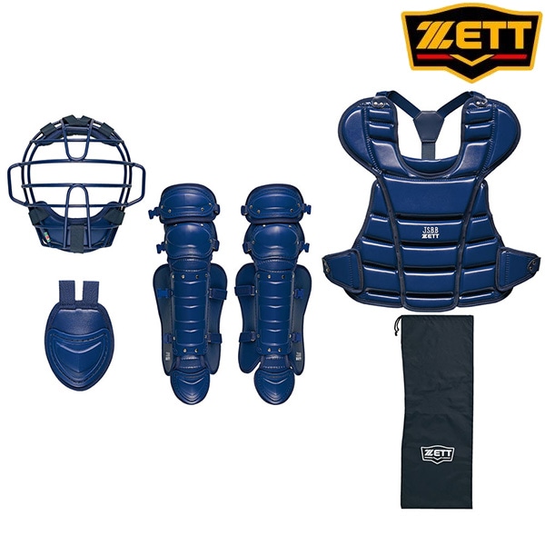 ゼット少年キャッチャー防具4点セット プロテクター ジュニア用 道具
