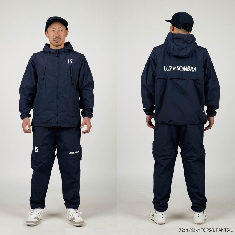 ルースイソンブラ/LUZ e SOMBRA 2WAYピステジャケット/NAVIGATORS