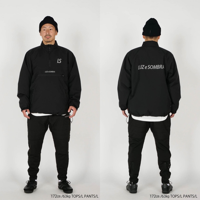 ルースイソンブラ/LUZ e SOMBRA 薄中綿ハーフジップジャケット