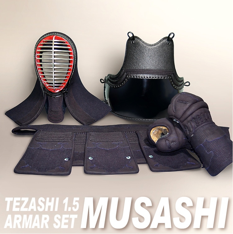 フルオーダー＞手刺剣道防具セット 「むさし」 お誂え （1.5分手刺）