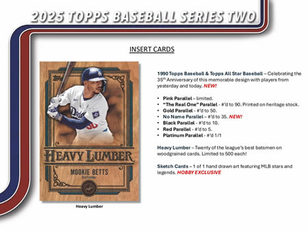 MLB 2025 TOPPS SERIES 2 HOBBY BOX
