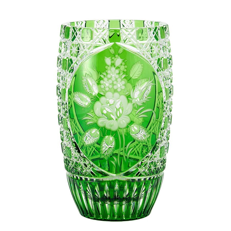 マイセンクリスタル マイセンフラワー コンポート 花器 フラワーベース