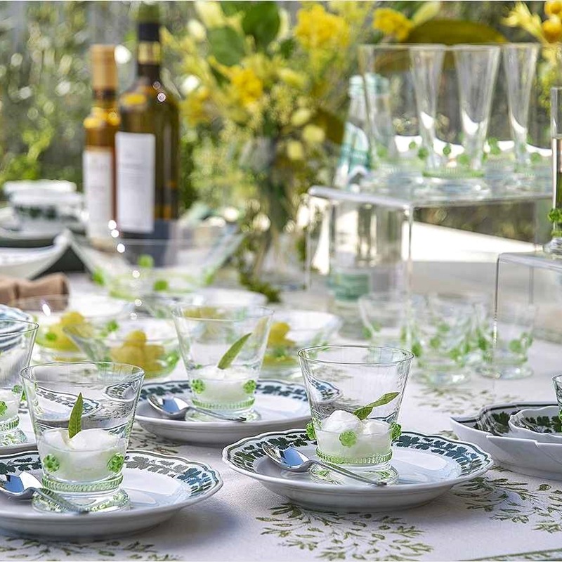 マイセン バッカス ロゼット（ライトグリーン） ワインタンブラー（小