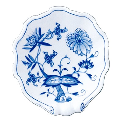 マイセン ブルーオニオン シェル型ディッシュ 800101/00209 | ブルー