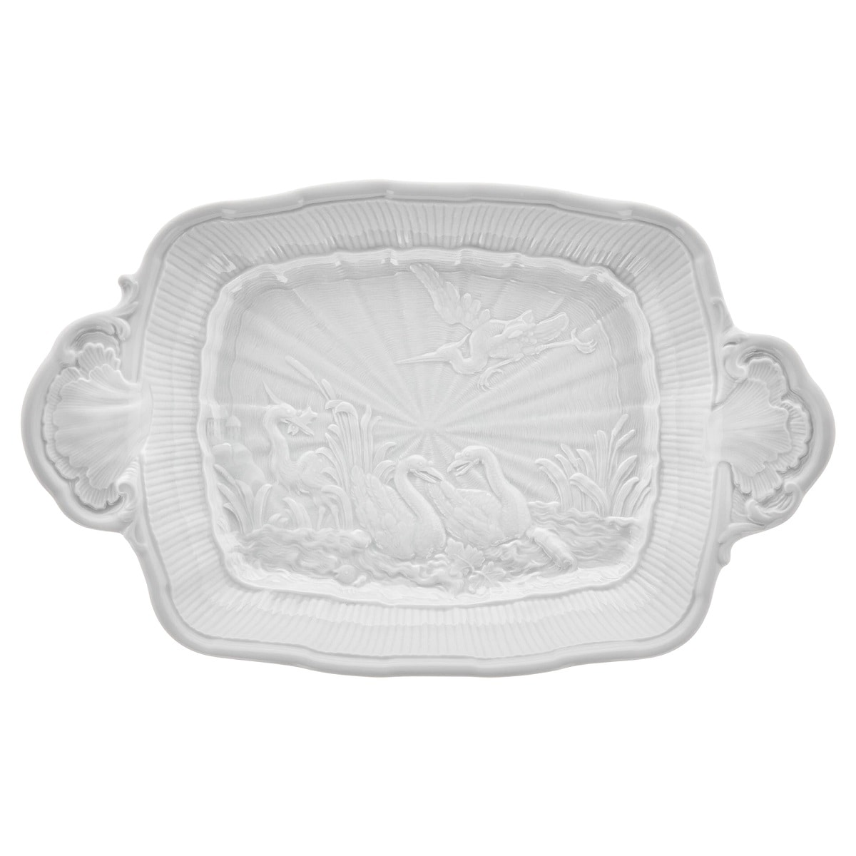 マイセン スワンホワイト サービングディッシュ 000000/05276 | スワン