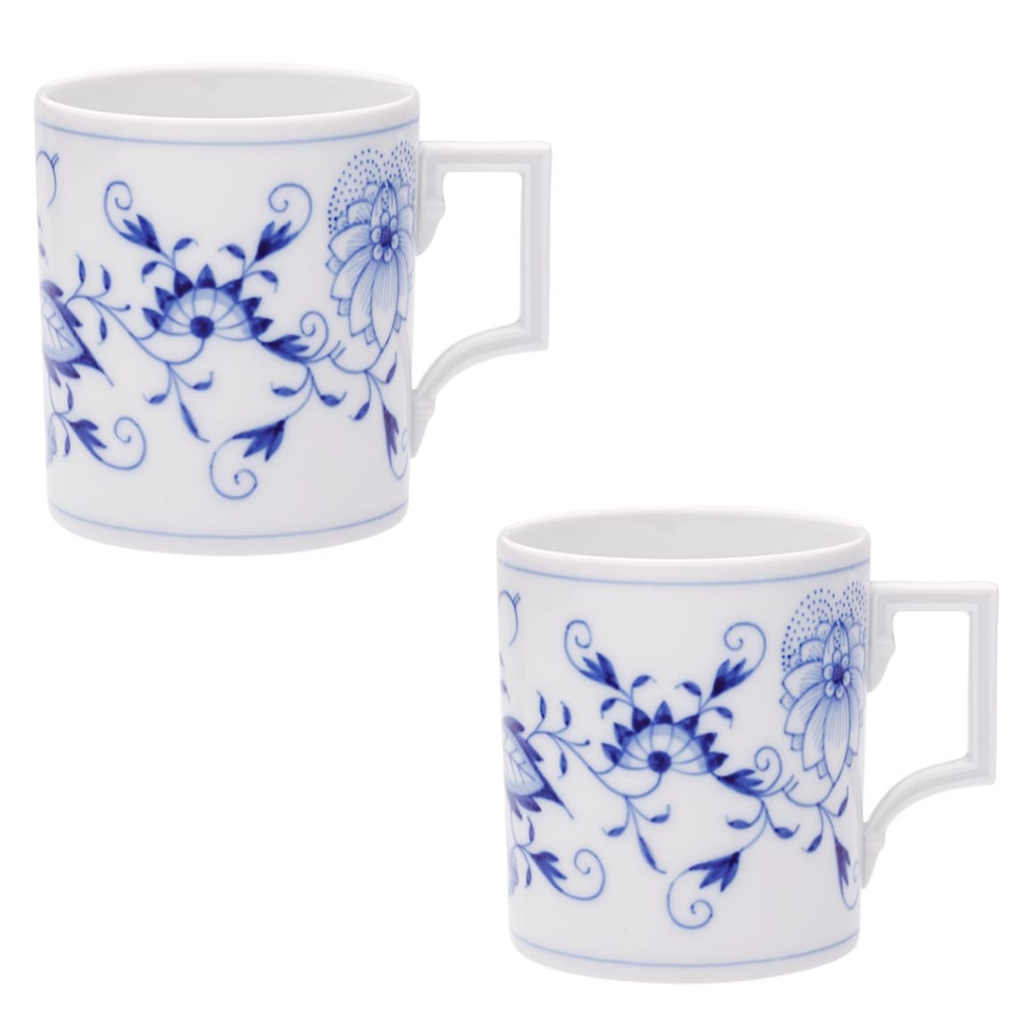 マイセン ブルーオニオン ペアマグ 800101/55810/2P | ブルーオニオン