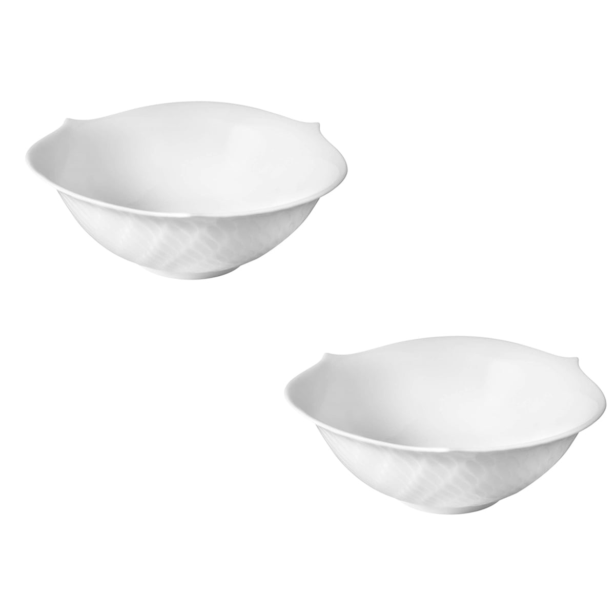 マイセン 波の戯れ ホワイト ペアサラダボウル 000000/29411/2P | 波の