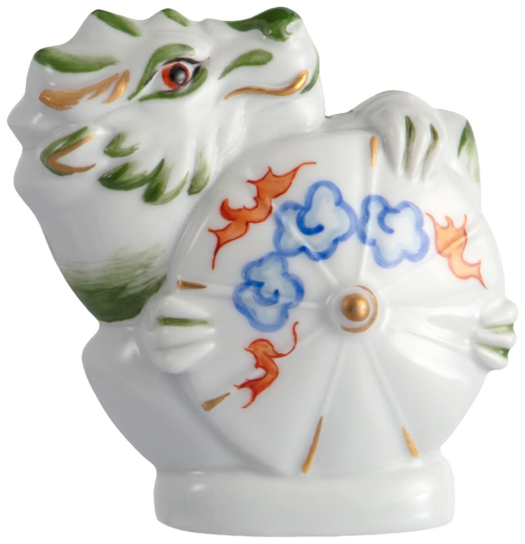 マイセン ミニ干支人形 辰(タツ )2体セット(台座付） 83645/83646/D/3P