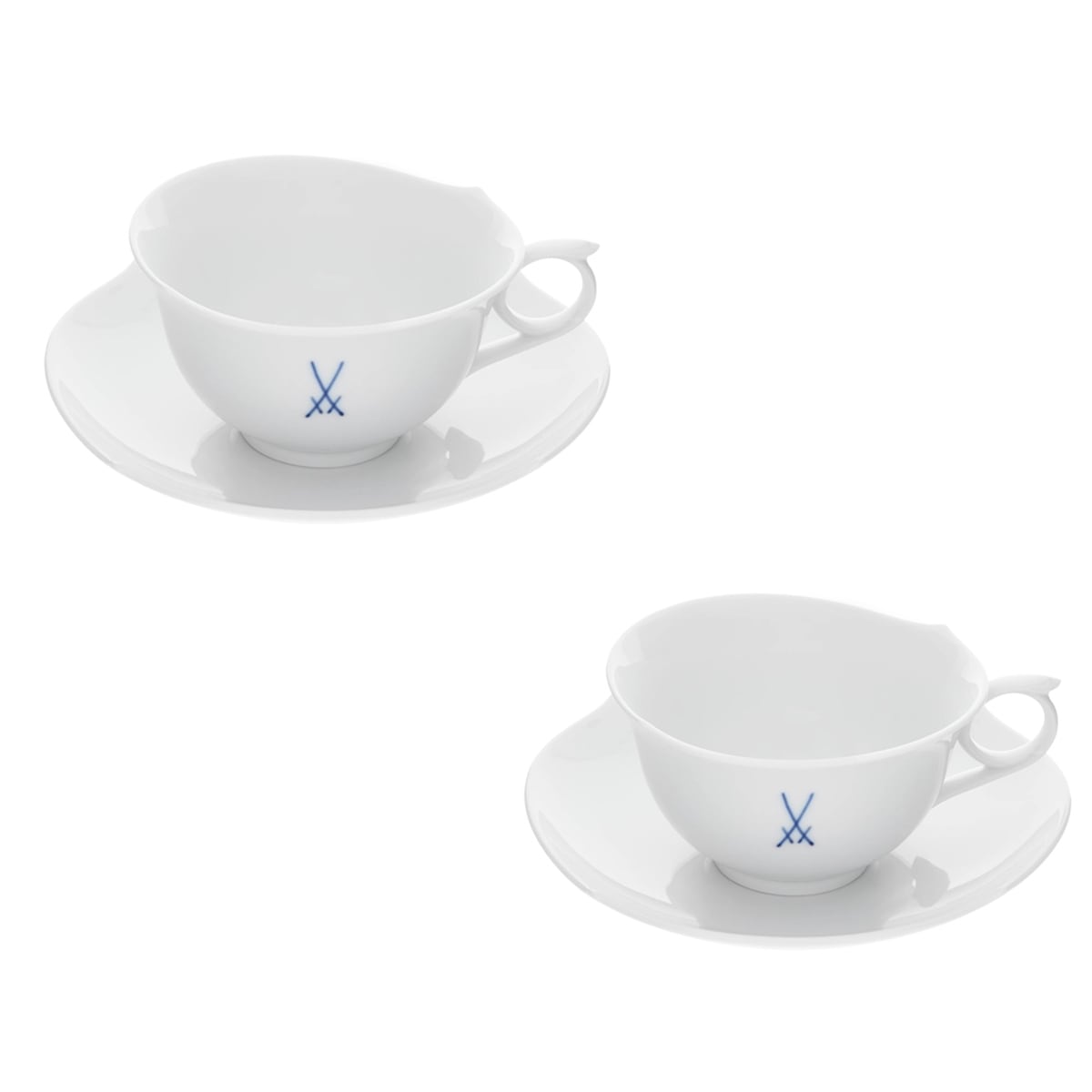 マイセン 剣マーク ペアティーカップ＆ソーサー 825001/28633/4T | 剣