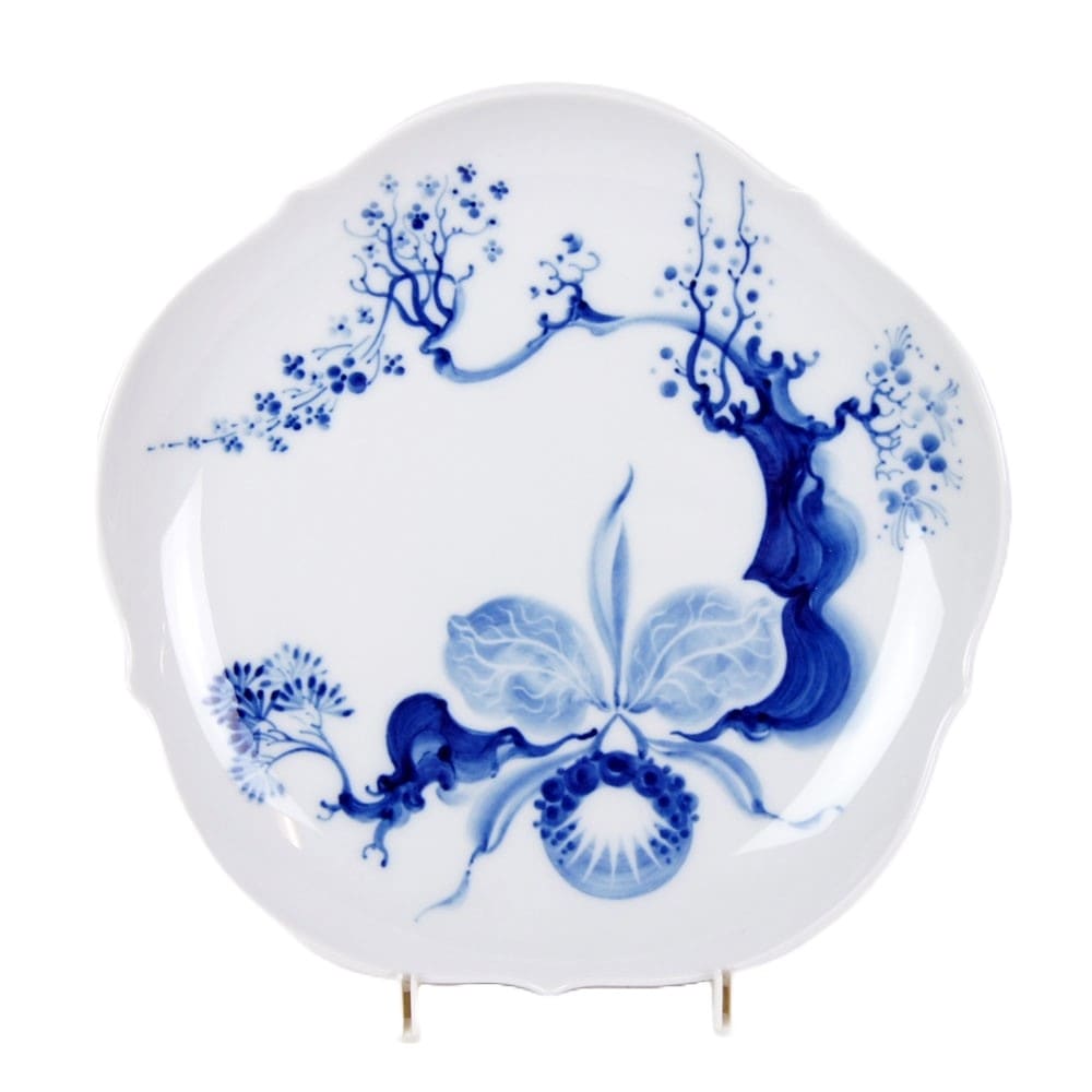マイセン ブルーオーキッド ケーキプレート 824001/23501 | ブルー