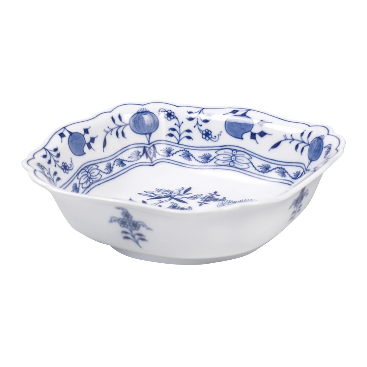 マイセン ブルーオニオン 角鉢 21cm 800101/00251 | ブルーオニオン