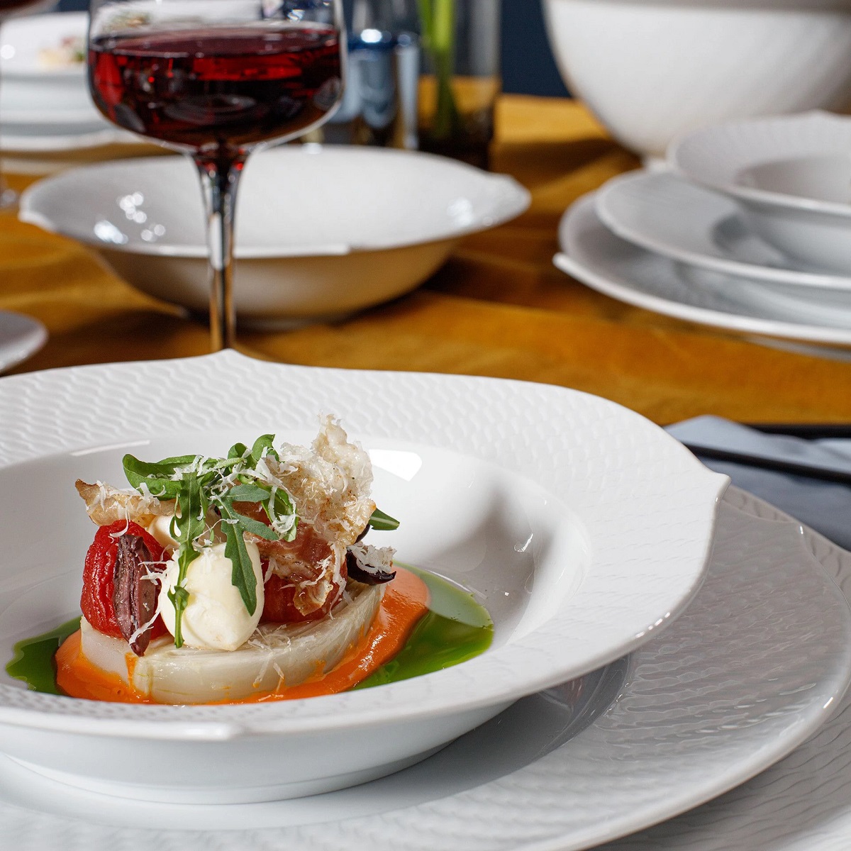 マイセン 波の戯れ ホワイト サラダボウル 000000/29411 | 波の戯れ