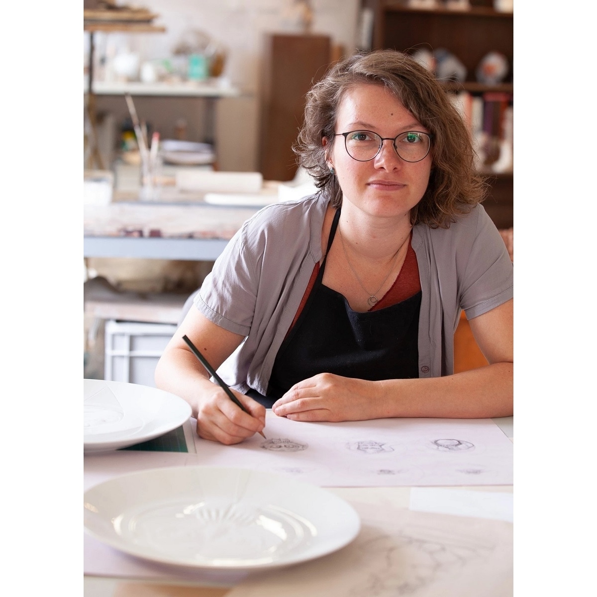 マイセン ミニ干支人形 午 (ウマ/メス) 83650/900300 日本オリジナル