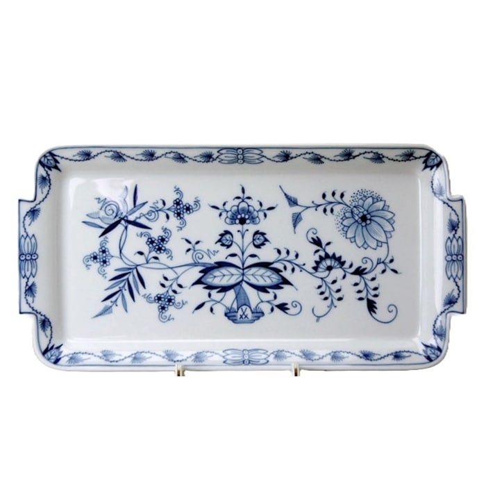 マイセン ブルーオニオン 角プレート 800101/18508 | ブルーオニオン