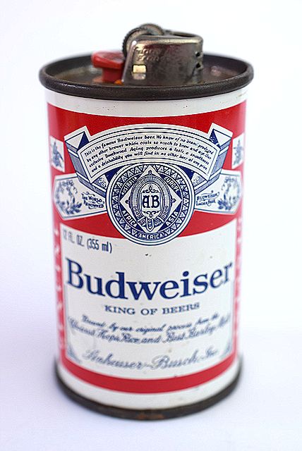☆1970's BUDWEISER バドワイザー BEER ビール ビンテージ 缶型