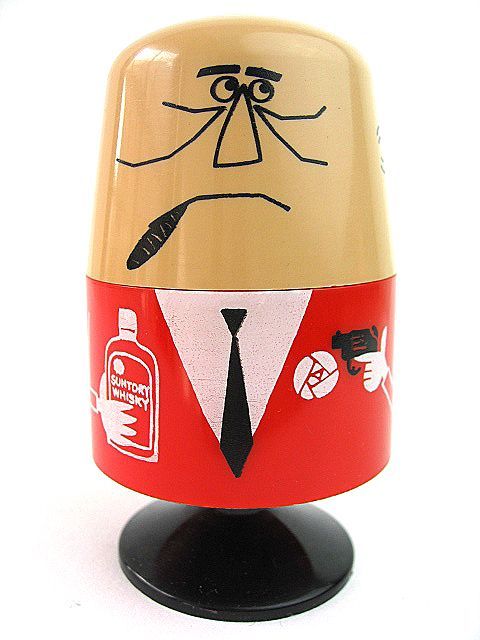 ☆サントリー アンクルトリス 爪楊枝入れ ビンテージ 柳原良平 当時物