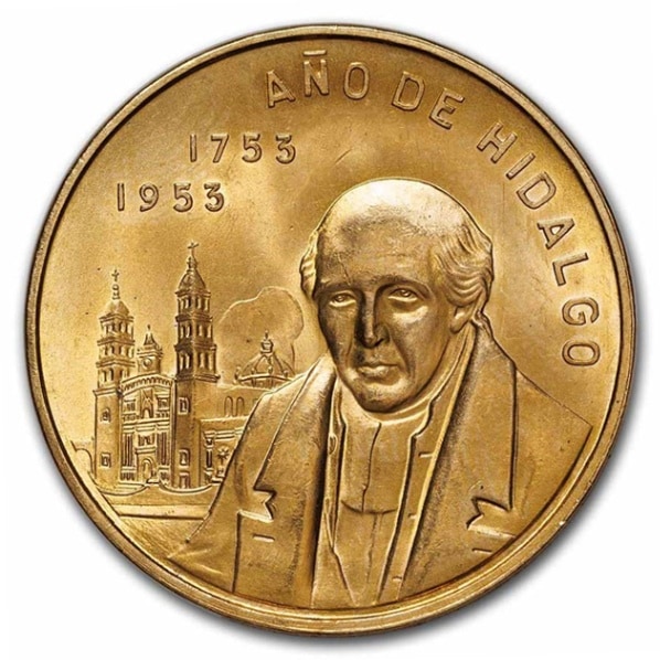 メキシコ独立の父” ミゲル・イダルゴ 生誕200周年記念金貨 20ペソ