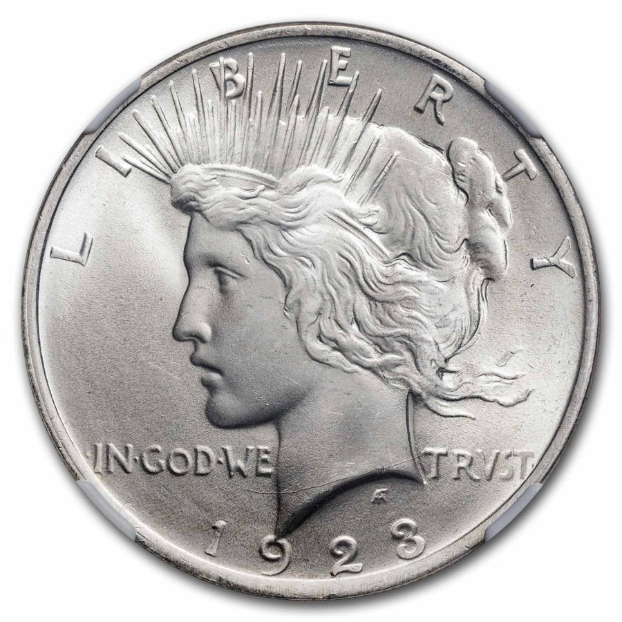 1923年 ピース ダラー 銀貨 1ドル シルバー リバティ 女神 イーグル