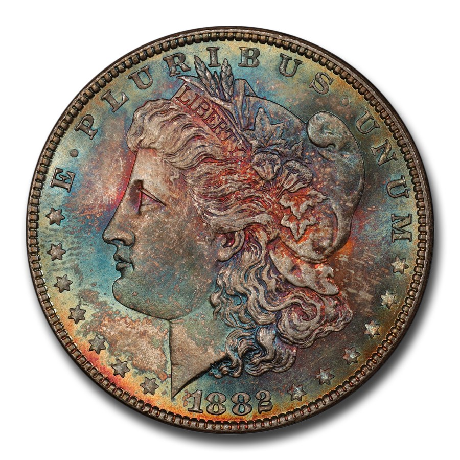 1882年 モルガン ダラー 銀貨 1ドル モルガン ヘッド リバティ