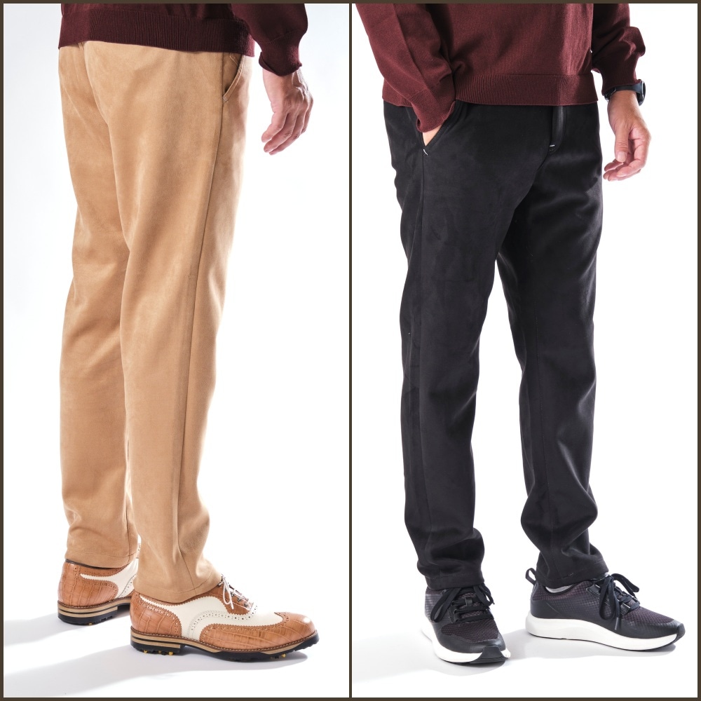 ONO(オノ）+8186 MOCHI MOCHI ダンボールスエード ドロストパンツ