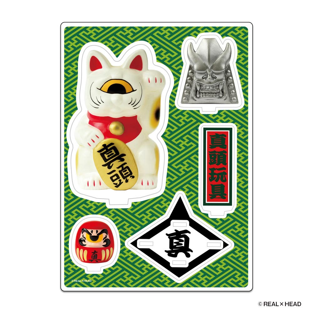REAL HEAD/フォーチュンキャットアクリルフィギュア/リアルヘッド