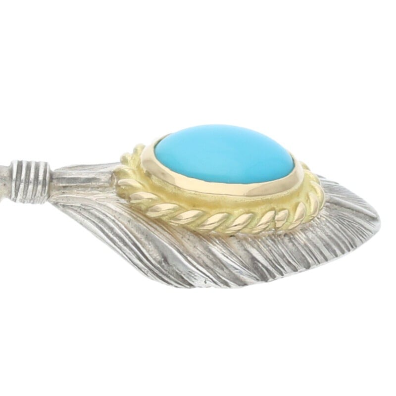 goro's（ゴローズ） ホリゾンブルー 7cm先金金縄フェザー