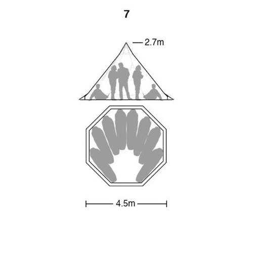 テンティピ サファイア 7 CP Tentipi Safir 7 CP | GLAGH グラフ